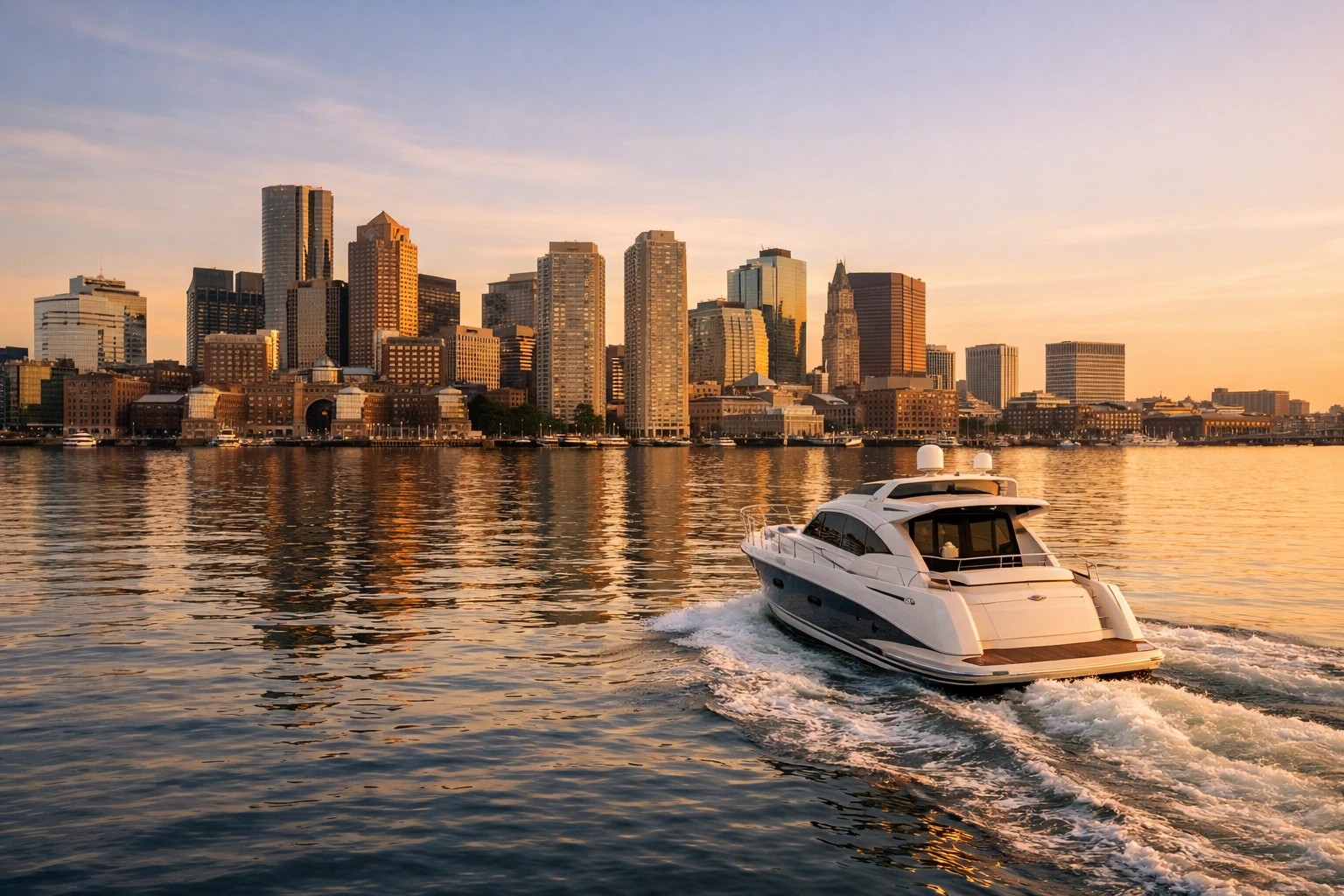 Boston Harbor Islands and open water — Boston Harbor cruise scenery