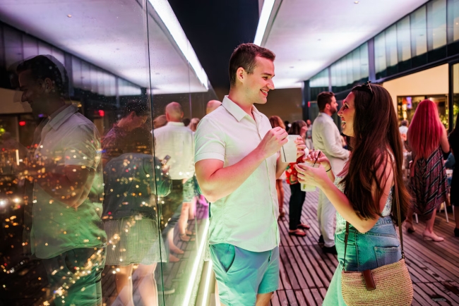 Sun Sets at View Boston: Rooftop Music Series
